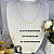 Colar Letra C Liso Dourado - Imagem 5