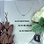Colar Letra C Liso Ouro Branco - Imagem 3