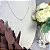 Colar Letra A Liso Ouro Branco - Imagem 3