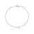 Pulseira Corações Entrelaçados Prata 925 - Imagem 1