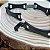 Pulseira Corrente Quadriculada Black em Aço Inox - Imagem 1