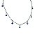 Choker Olho Grego em Aço Inox - Imagem 1