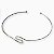Choker Aro Organica em Aço Inox - Imagem 1
