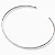 Choker Aro Quadrado em Aço Inox - Imagem 1