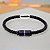 Bracelete Couro com Zircônia em Aço Inox - Imagem 2