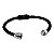 Bracelete Couro com Zircônia em Aço Inox - Imagem 5