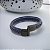 Bracelete em Couro Azul Trançado e Fecho em Aço Inox - Imagem 4