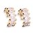 Piercing Duplo com Cristais Banho Ouro 18k - Imagem 1