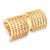 Piercing Duplo Fileiras com Micro Zircônia Banho Ouro 18k - Imagem 1