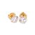Brinco Ponto de Luz Cristal Banho Ouro 18k - Imagem 1