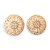 Brinco Pizza Com Zircônia Banho Ouro 18k - Imagem 1