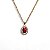 Colar Rubi Cravejado Folheado Ouro 18k - Imagem 1