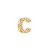 Pingente Letras Cravejadas com Zircônias Banho Ouro 18k - Imagem 2