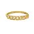 Bracelete Elos Cravejado com Zircônias Banho Ouro 18K - Imagem 1