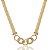 Choker Snake Cravejado Com Zircônias Banho Ouro 18k - Imagem 1