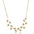 Colar Esferas em ZigZag Banho Ouro 18k - Imagem 1