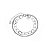 Pulseira Dupla Com Elos Oval e Malha Roliça Banho Ródio Branco - Imagem 1