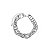 Pulseira Elos Escamados Banho Ródio Branco - Imagem 1