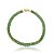 Pulseira Cravejada com Zircônias Verdes Banho Ouro 18k - Imagem 1