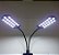 Luminaria Para Aquário Em Led Soma X7 Preta (15w) Leitura - Imagem 2