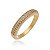 Anel Aparador Dois Fios Folheado a Ouro 18K - Imagem 1