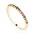 Anel Aparador Rainbow Folheado a Ouro 18K - Imagem 1