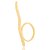 Anel Cobra Lateral Folheado a Ouro 18K - Imagem 1