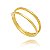Anel Fio Duplo Liso Folheado a Ouro 18K - Imagem 2
