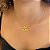 Colar Personalizado 2 Nomes Folheado a Ouro 18K - Imagem 1
