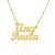 Colar Personalizado 2 Nomes Folheado a Ouro 18K - Imagem 2