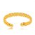Bracelete De Fios Emaranhados Folheado a Ouro 18K - Imagem 1