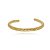 Bracelete Fio Liso Enrolado Folheado a Ouro 18K - Imagem 1