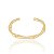 Bracelete Juliette Folheado a Ouro 18K - Imagem 1