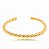 Bracelete Trançado Folheado a Ouro 18K - Imagem 1