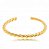 Bracelete Trançado Folheado a Ouro 18K - Imagem 1