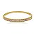 Bracelete Zircônias Quadradas Folheado a Ouro 18K - Imagem 1