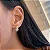 Brinco Abacaxi Cravejado Folheado a Ouro 18K - Imagem 1