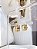 Brinco Argola 3 Fios Navetes Folheado a Ouro 18K - Imagem 2
