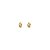 Brinco Argola Fios Cravejados Folheado a Ouro 18K - Imagem 1
