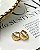 Brinco Argola Gota Fios Folheado a Ouro 18K - Imagem 1
