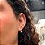 Brinco EarJacket Duplo Bolinha Folheado a ouro 18K - Imagem 3