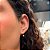 Brinco EarJacket Duplo Bolinha Folheado a ouro 18K - Imagem 4