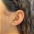 Brinco Earcuff Haste Cravejada Folheado a Ouro 18K - Imagem 1