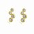 Brinco Earcuff 4 Zircônias Redondas Folheado a Ouro 18K - Imagem 1