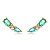 Brinco Earcuff Candy Folheado a Ouro 18K - Imagem 1