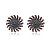Brinco Flor Rainbow Folheado a Ouro 18K - Imagem 1