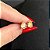 Brinco Gota Fusion Champagne Borda Cravejado Folheado a Ouro 18K - Imagem 1