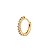 Brinco Piercing Argola 1 Fio Grande Folheado a Ouro 18K - Imagem 1