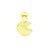 Brinco Piercing PacmAnel Folheado a Ouro 18K - Imagem 1