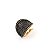 Brinco Piercing Pressao Gota Negra Folheado a Ouro 18K - Imagem 1